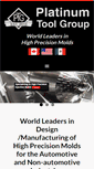 Mobile Screenshot of platinum-tool.com