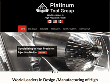 Tablet Screenshot of platinum-tool.com